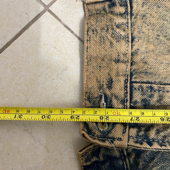 Havoc VINTAGE Cowgirl Denim Jean Jacket Fringes - Picture 12 of 12